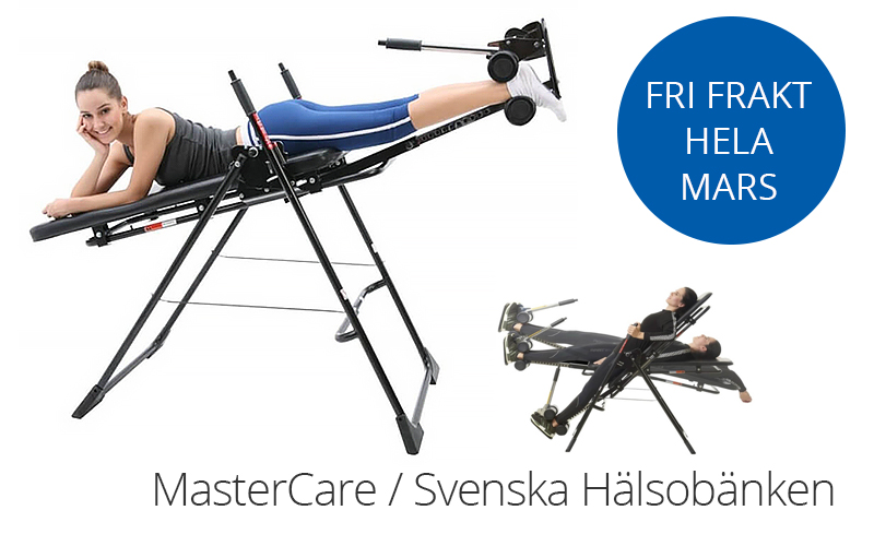 mastercare, svenska hälsobänken, traktionsbänk, fri frakt, behandlingsbänk, fysioterapi, medema physio