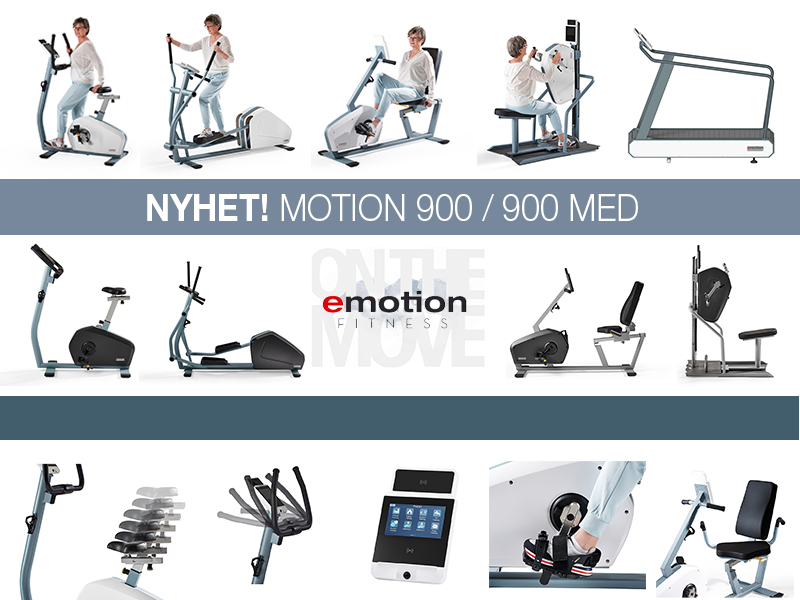 träningscykel, cross, emotion fitness, Medema Physio, löpband, rehab, fysioterapi
